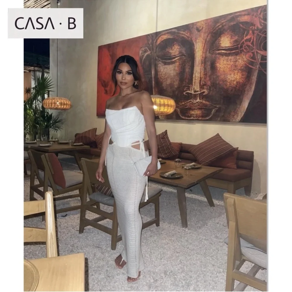 CASA B | The Venice Corset Top & Lunea Knit Skirt Set